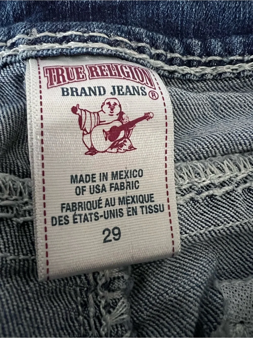 True Religion Billy Super T Flap Bootcut Jeans Size 29